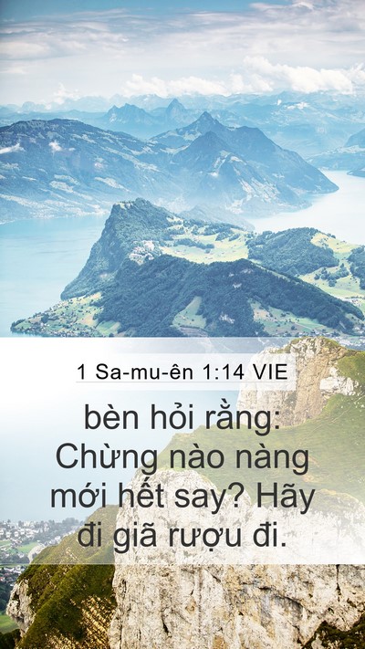 1 Sa-mu-ên 1:14 VIE Bible Verse Image