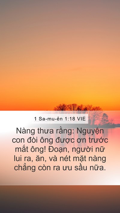 1 Sa-mu-ên 1:18 VIE Bible Verse Image