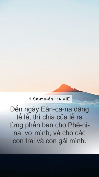1 Sa-mu-ên 1:4 VIE Bible Verse Image