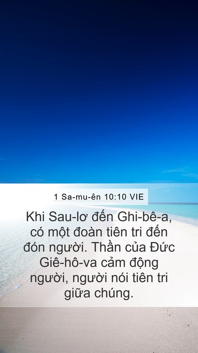 1 Sa-mu-ên 10:10 VIE Bible Verse Image