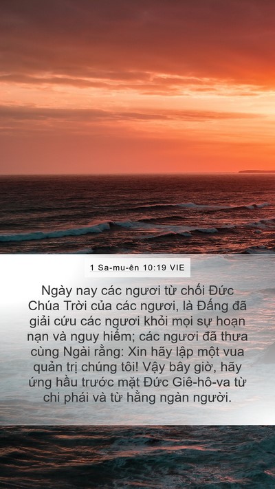 1 Sa-mu-ên 10:19 VIE Bible Verse Image