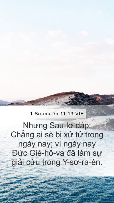 1 Sa-mu-ên 11:13 VIE Bible Verse Image