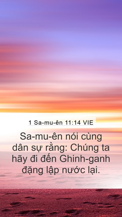 1 Sa-mu-ên 11:14 VIE Bible Verse Image