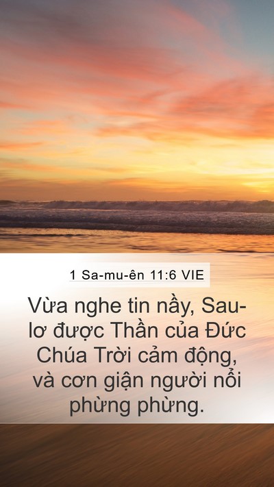 1 Sa-mu-ên 11:6 VIE Bible Verse Image