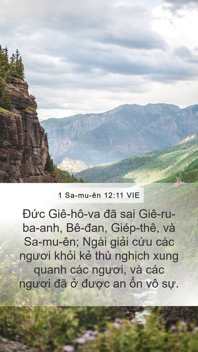 1 Sa-mu-ên 12:11 VIE Bible Verse Image