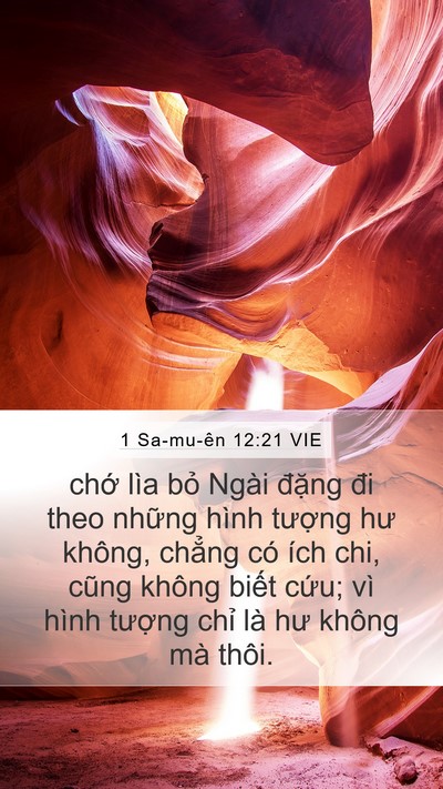 1 Sa-mu-ên 12:21 VIE Bible Verse Image