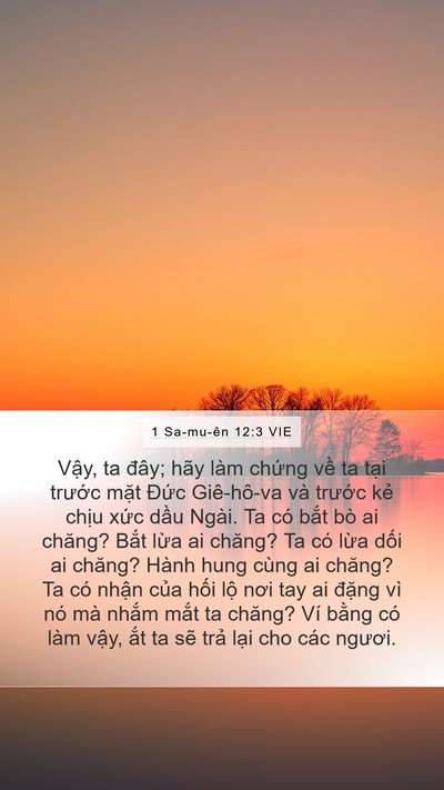 1 Sa-mu-ên 12:3 VIE Bible Verse Image