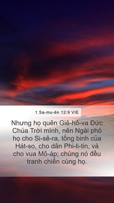 1 Sa-mu-ên 12:9 VIE Bible Verse Image