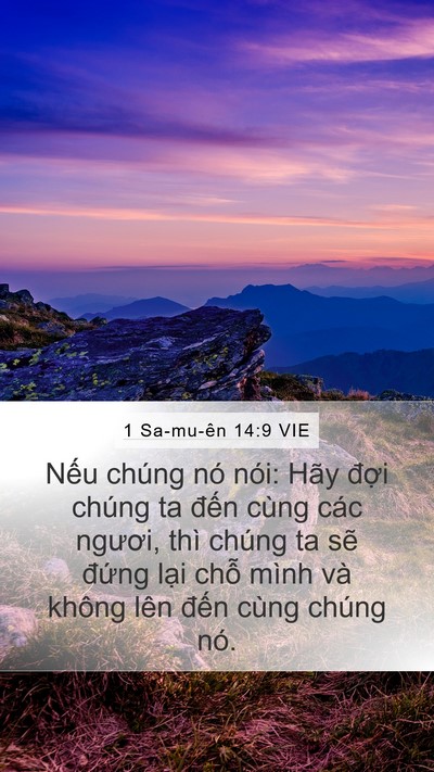 1 Sa-mu-ên 14:9 VIE Bible Verse Image
