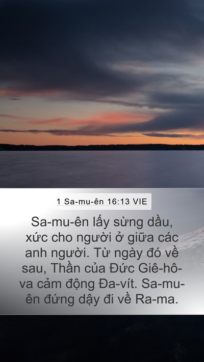 1 Sa-mu-ên 16:13 VIE Bible Verse Image