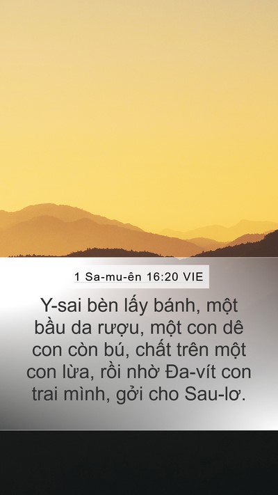 1 Sa-mu-ên 16:20 VIE Bible Verse Image