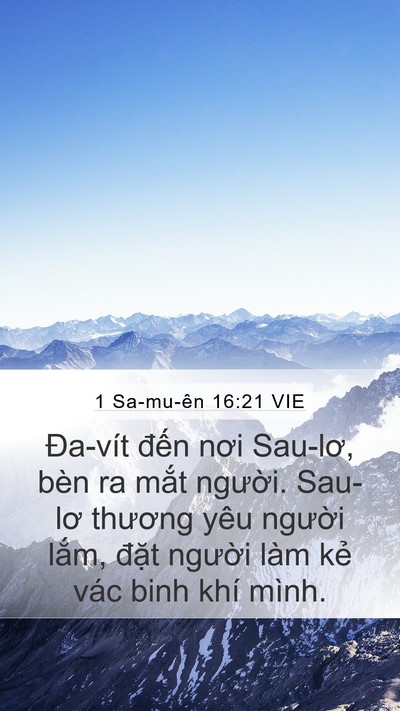 1 Sa-mu-ên 16:21 VIE Bible Verse Image