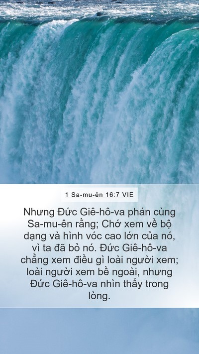 1 Sa-mu-ên 16:7 VIE Bible Verse Image