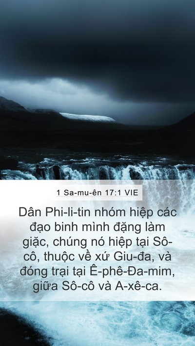 1 Sa-mu-ên 17:1 VIE Bible Verse Image