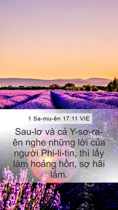 1 Sa-mu-ên 17:11 VIE Bible Verse Image