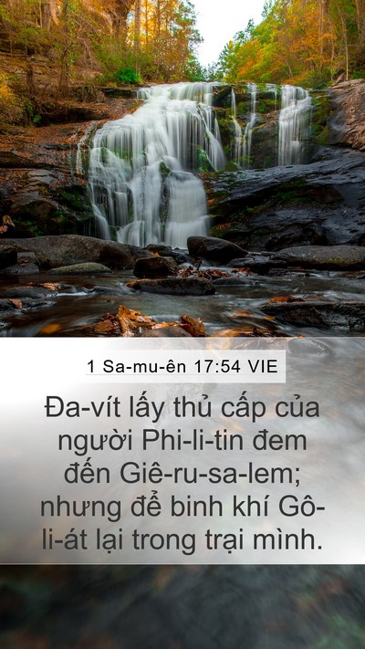 1 Sa-mu-ên 17:54 VIE Bible Verse Image