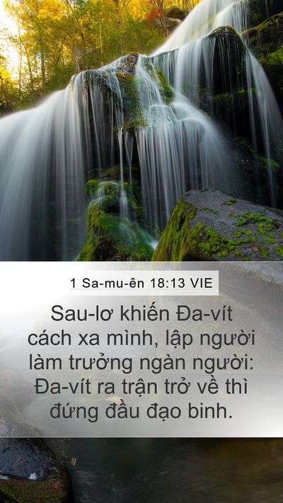 1 Sa-mu-ên 18:13 VIE Bible Verse Image
