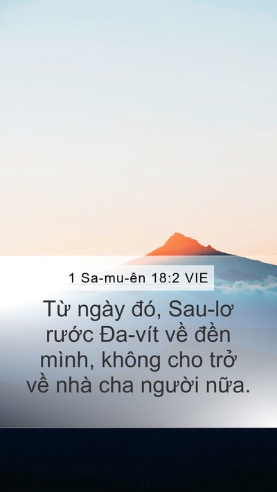 1 Sa-mu-ên 18:2 VIE Bible Verse Image