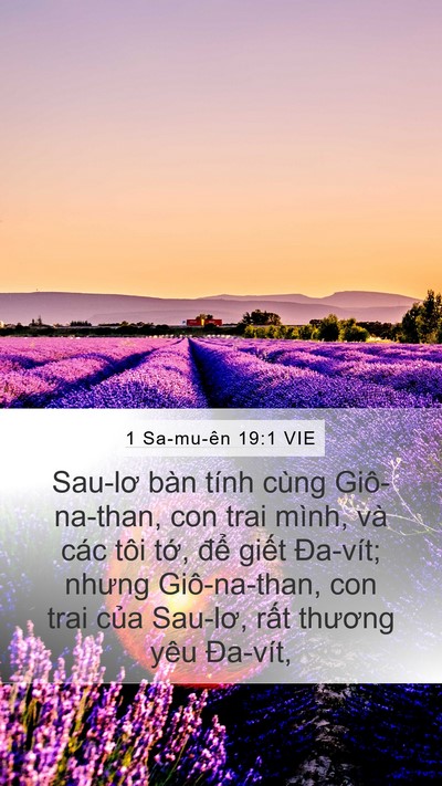 1 Sa-mu-ên 19:1 VIE Bible Verse Image