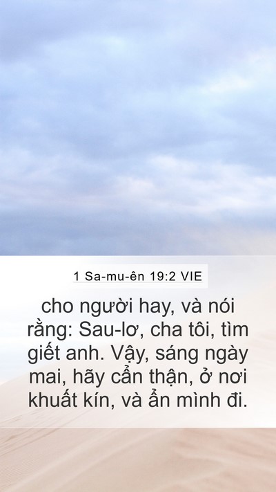 1 Sa-mu-ên 19:2 VIE Bible Verse Image