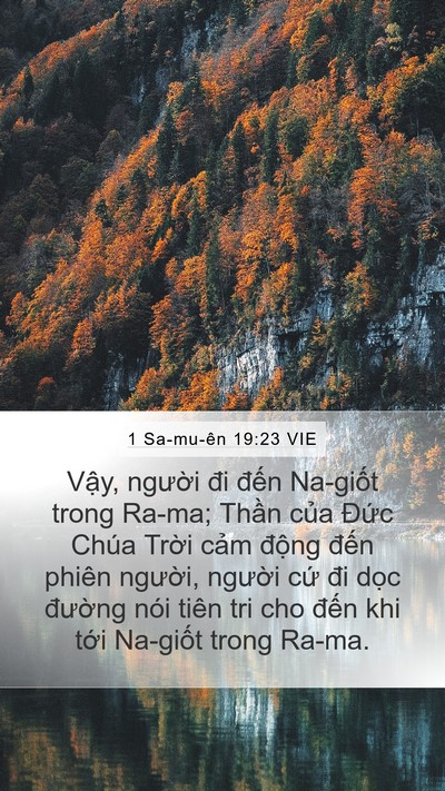 1 Sa-mu-ên 19:23 VIE Bible Verse Image