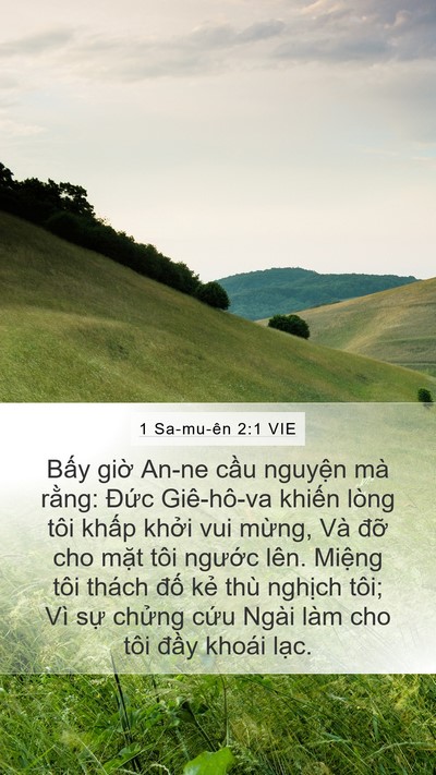 1 Sa-mu-ên 2:1 VIE Bible Verse Image