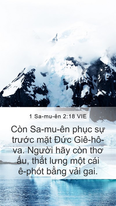 1 Sa-mu-ên 2:18 VIE Bible Verse Image
