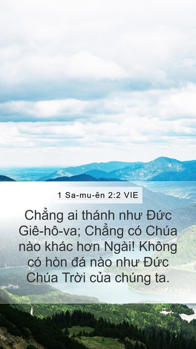 1 Sa-mu-ên 2:2 VIE Bible Verse Image