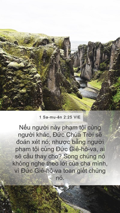1 Sa-mu-ên 2:25 VIE Bible Verse Image