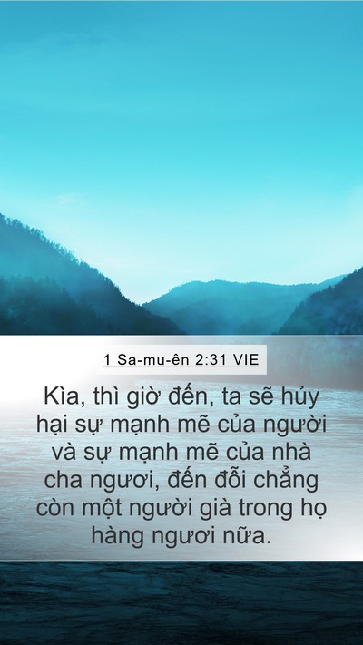 1 Sa-mu-ên 2:31 VIE Bible Verse Image