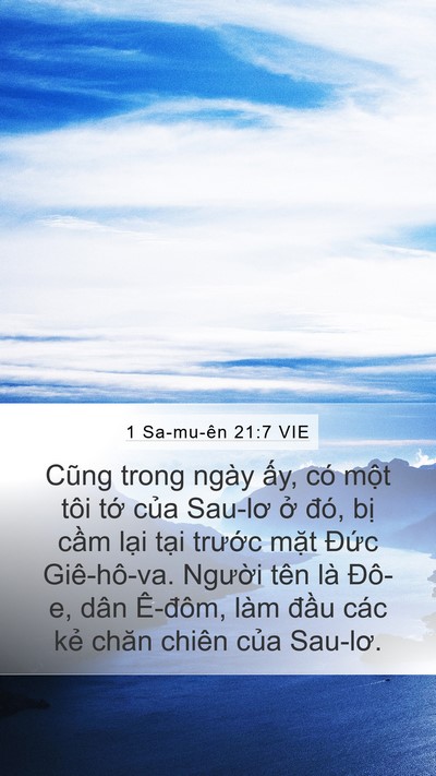 1 Sa-mu-ên 21:7 VIE Bible Verse Image