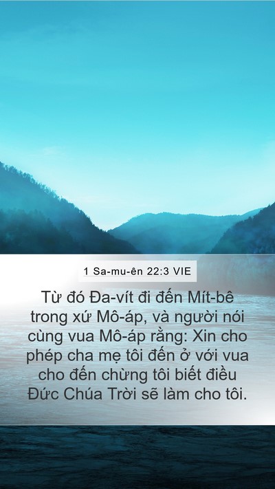 1 Sa-mu-ên 22:3 VIE Bible Verse Image