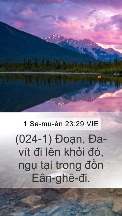 1 Sa-mu-ên 23:29 VIE Bible Verse Image