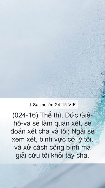 1 Sa-mu-ên 24:15 VIE Bible Verse Image