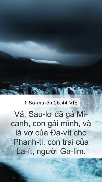 1 Sa-mu-ên 25:44 VIE Bible Verse Image