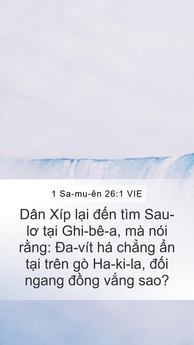 1 Sa-mu-ên 26:1 VIE Bible Verse Image