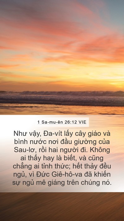 1 Sa-mu-ên 26:12 VIE Bible Verse Image