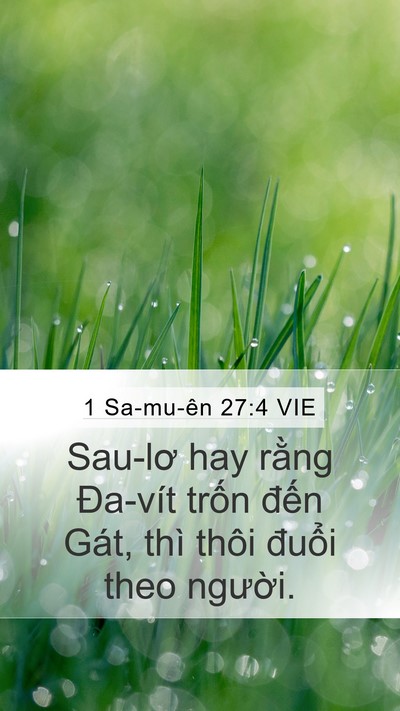 1 Sa-mu-ên 27:4 VIE Bible Verse Image