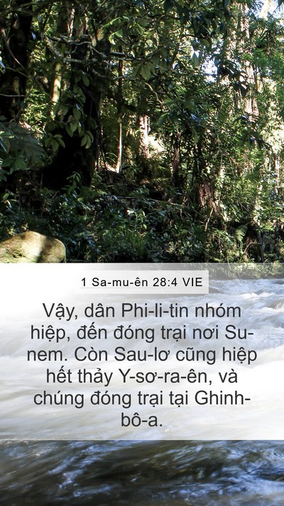 1 Sa-mu-ên 28:4 VIE Bible Verse Image