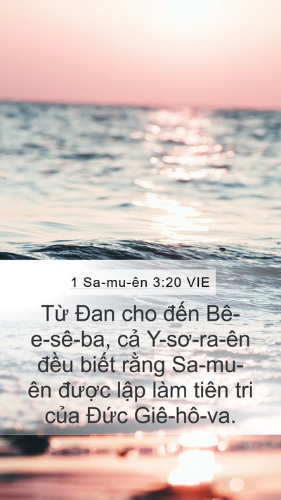 1 Sa-mu-ên 3:20 VIE Bible Verse Image