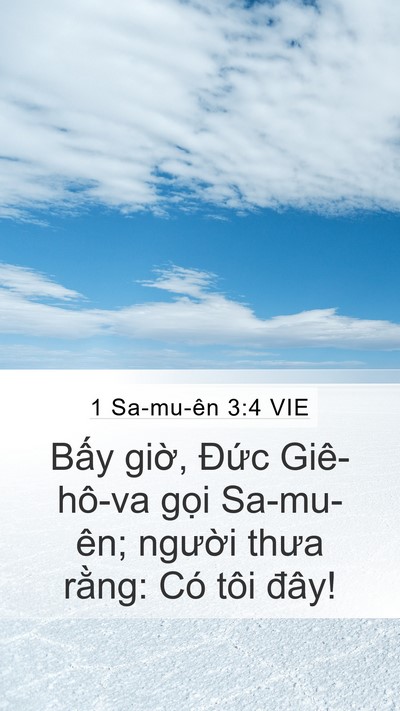1 Sa-mu-ên 3:4 VIE Bible Verse Image