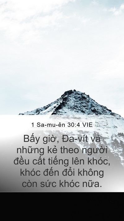 1 Sa-mu-ên 30:4 VIE Bible Verse Image