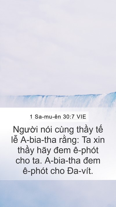 1 Sa-mu-ên 30:7 VIE Bible Verse Image