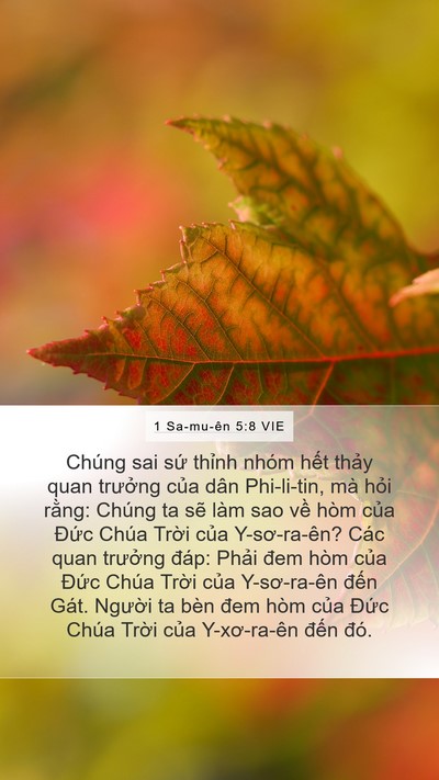 1 Sa-mu-ên 5:8 VIE Bible Verse Image