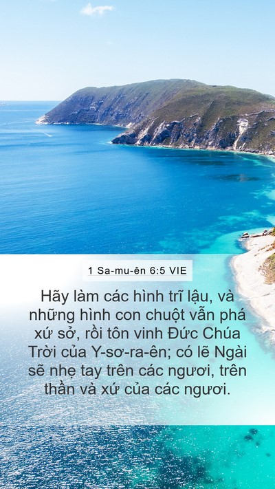 1 Sa-mu-ên 6:5 VIE Bible Verse Image