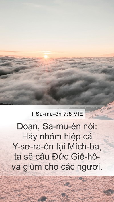 1 Sa-mu-ên 7:5 VIE Bible Verse Image