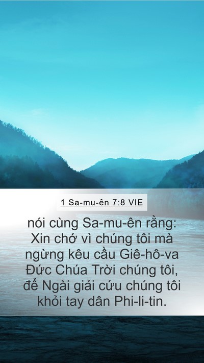 1 Sa-mu-ên 7:8 VIE Bible Verse Image