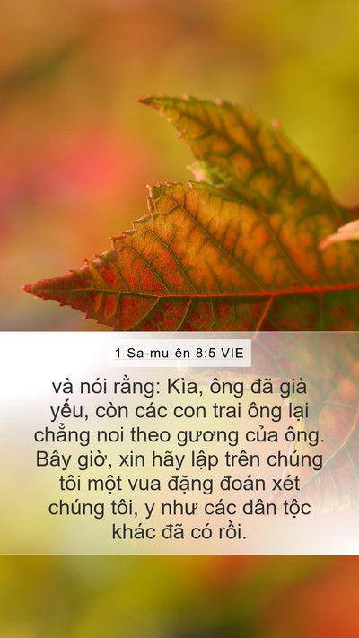 1 Sa-mu-ên 8:5 VIE Bible Verse Image