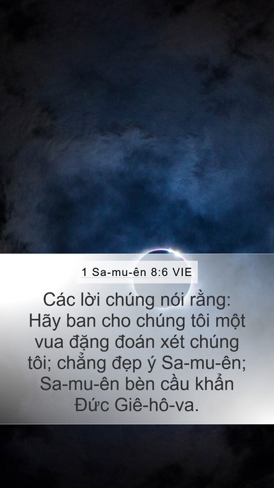 1 Sa-mu-ên 8:6 VIE Bible Verse Image