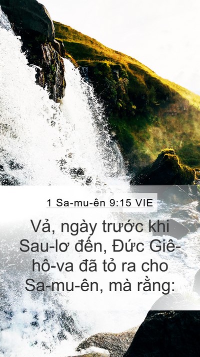1 Sa-mu-ên 9:15 VIE Bible Verse Image